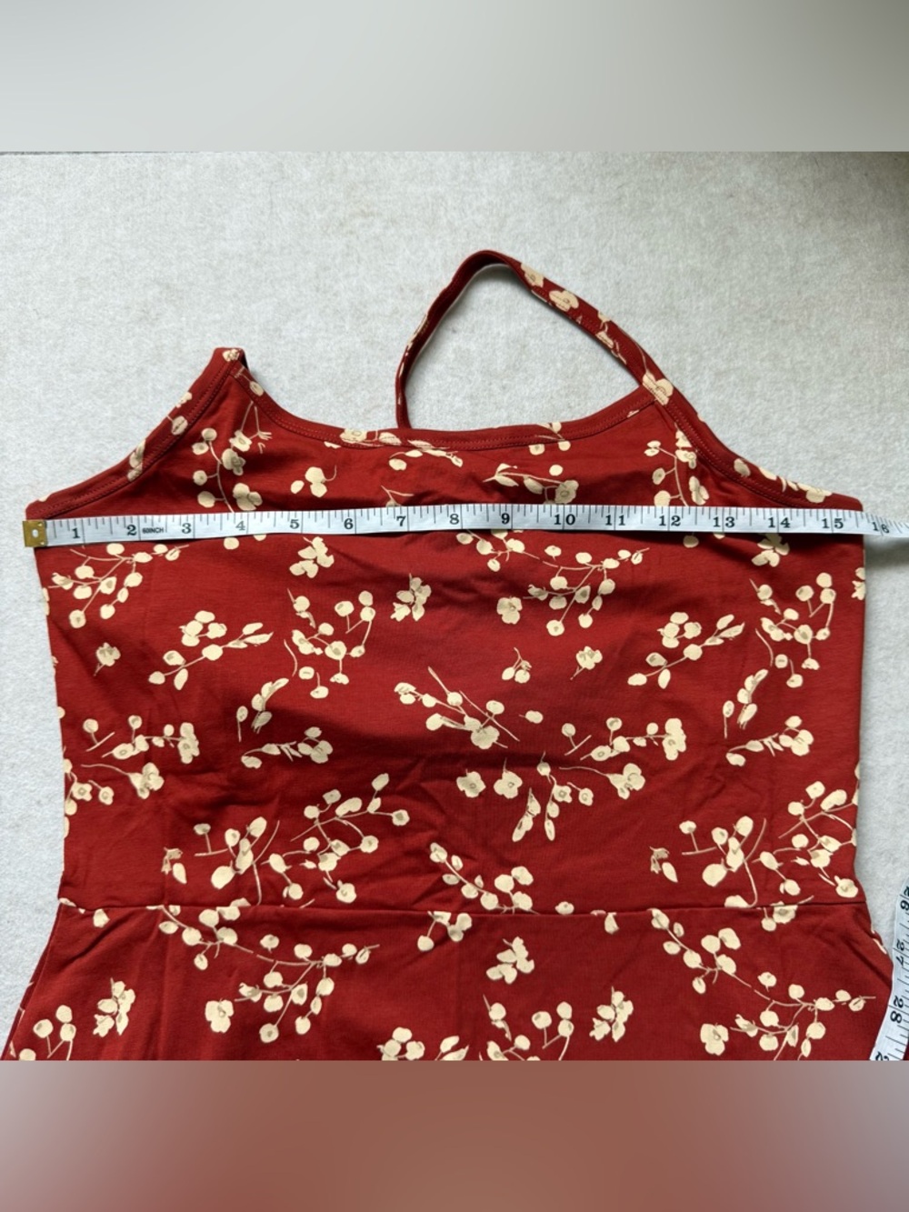 Pact Rust Floral Midi Dress - Picture 11 of 13